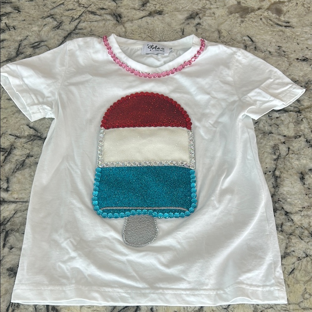 White Ice Pop Kids Shirt